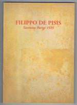 Filippo De Pisis Taccuino di Parigi 1925