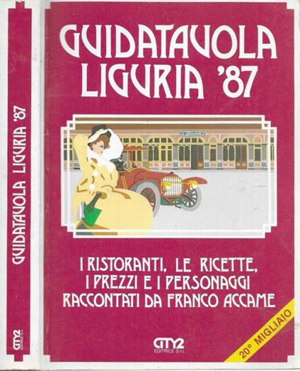 Giudatavola Liguria '87 - Franco Accame - copertina