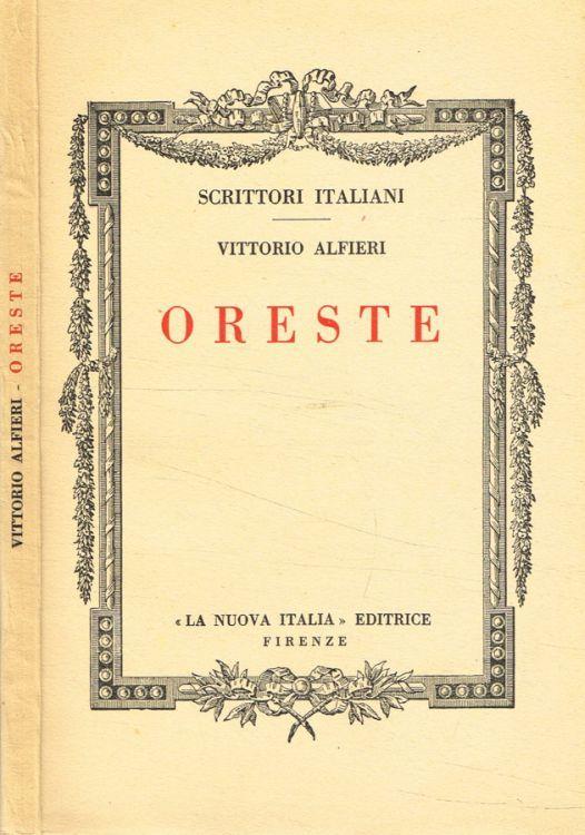 Oreste - Vittorio Alfieri - copertina