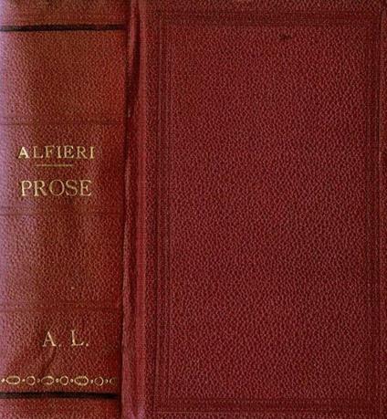 Prose - Vittorio Alfieri - copertina