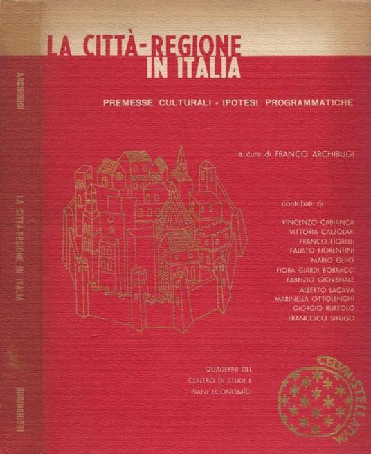 La città-regione in Italia - Franco Archibugi - copertina