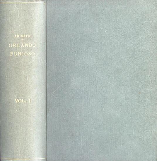 Orlando furioso Vol. I - Ludovico Ariosto - copertina