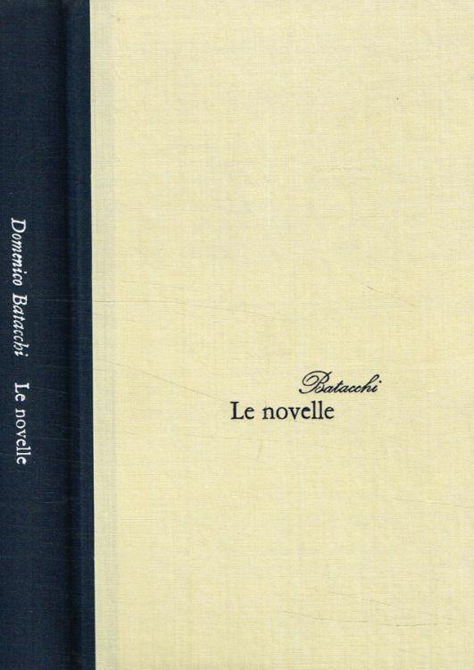 Le novelle - Domenico Batacchi - copertina