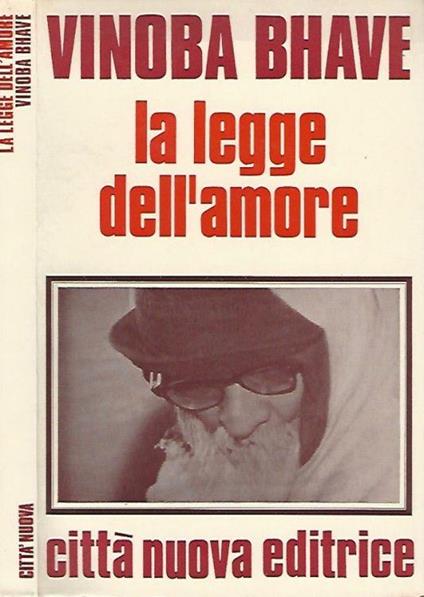 La legge dell'amore - Vinoba Bhave - copertina
