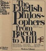 The english philospophers from Bacon to Mill