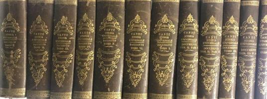 Storia universale - Cesare Cantù - copertina