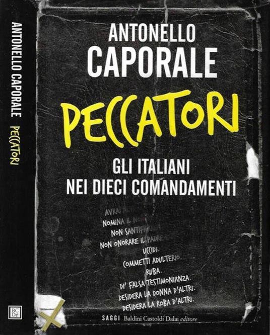 Peccatori - Antonello Caporale - copertina