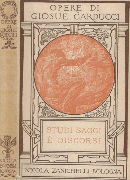 Studi saggi e discorsi - Giosuè Carducci - copertina