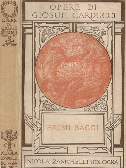 Primi saggi - Giosuè Carducci - copertina