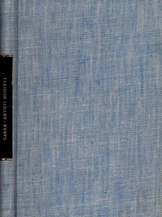 Artisti moderni - Carlo Carrà - copertina