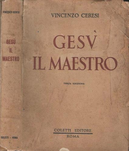 Gesù il maestro - Vincenzo Ceresi - copertina