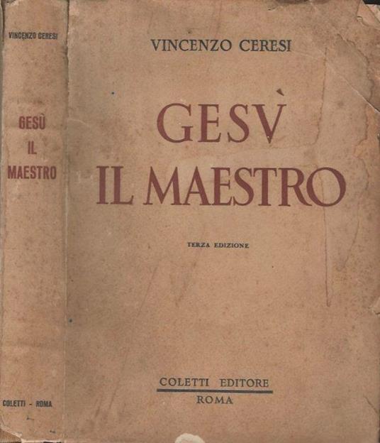 Gesù il maestro - Vincenzo Ceresi - copertina