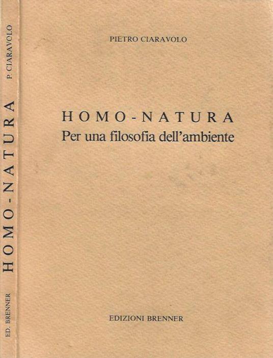 Homo - Natura - Pietro Ciaravolo - copertina