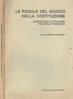 Le regole del giuoco nella Costituzione