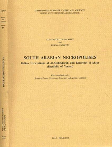 South arabian necropolises - Alessandro De Maigret - copertina