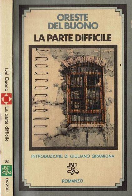 La parte difficile - Oreste Del Buono - copertina