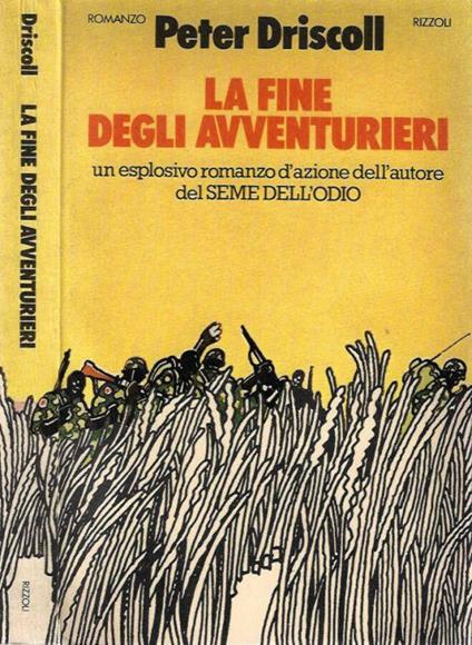 La fine degli avventurieri - Peter Driscoll - copertina