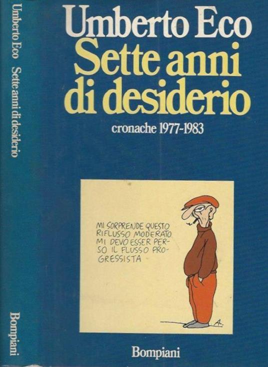 Sette anni di desiderio - Umberto Eco - copertina