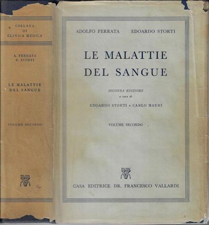 Le malattie del sangue Vol II - Adolfo Ferrata - copertina