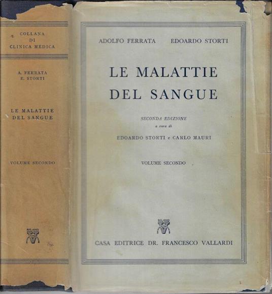 Le malattie del sangue Vol II - Adolfo Ferrata - copertina