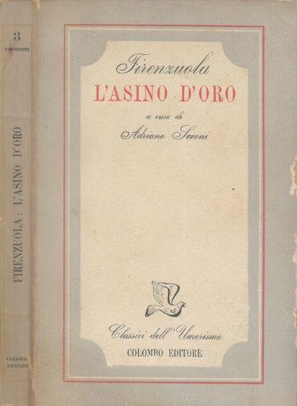 L' Asino d'oro - Agnolo Firenzuola - copertina