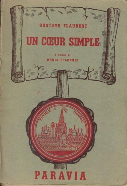 Un coeur simple - Gustave Flaubert - copertina