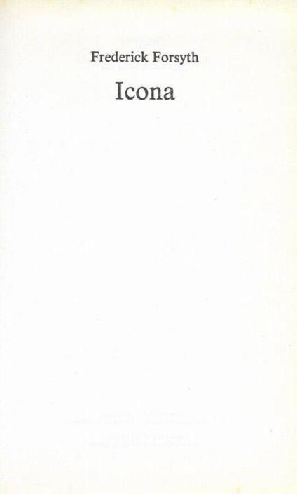 Icona - Frederick Forsyth - copertina