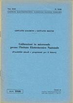 Calibrazioni in microonde presso l'Istituto Elettrotecnico Nazionale