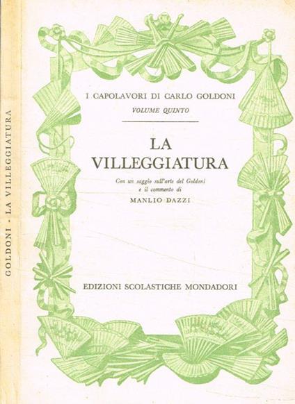 La villeggiatura - Carlo Goldoni - copertina