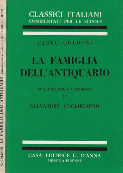 La famiglia dell'Antiquario - Carlo Goldoni - copertina