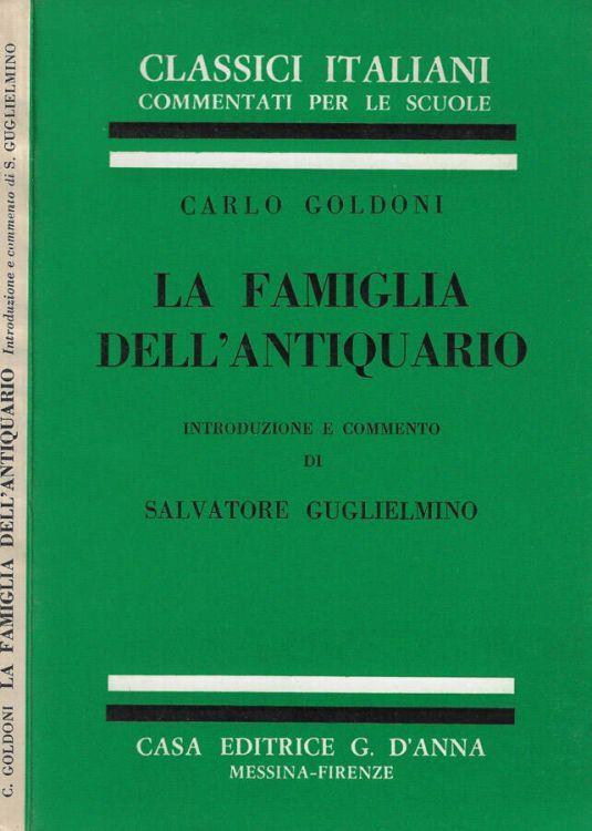 La famiglia dell'Antiquario - Carlo Goldoni - copertina