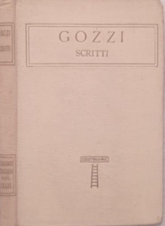 Scritti - Gaspare Gozzi - copertina