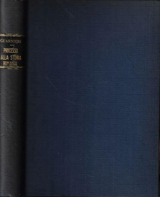Processo alla storia romana - Lyno Guarnieri - copertina
