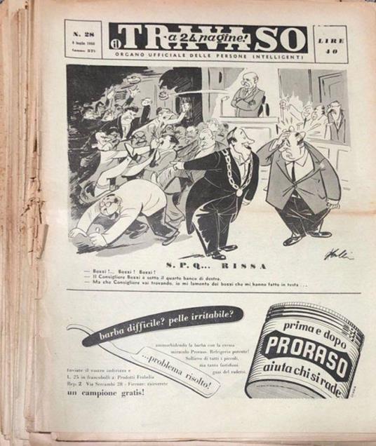 Il Travaso anno 1956 N.1-28 (mancante 24) - Guglielmo Guasta - copertina