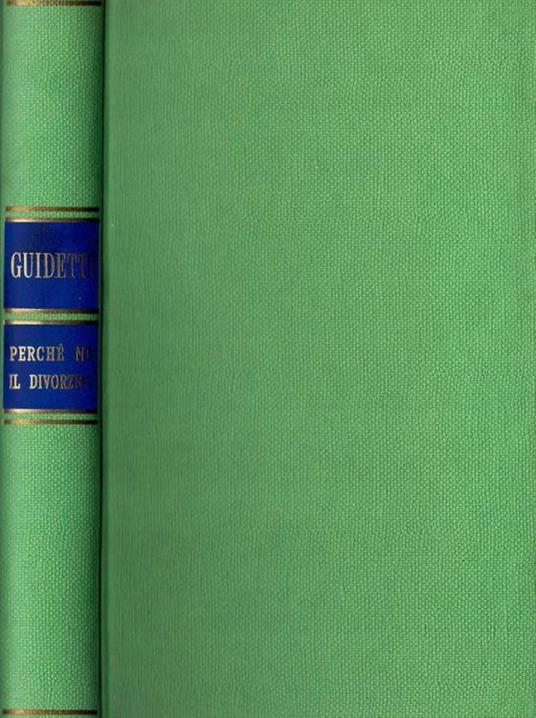 Perché no il divorzio ? - Armando Guidetti - copertina