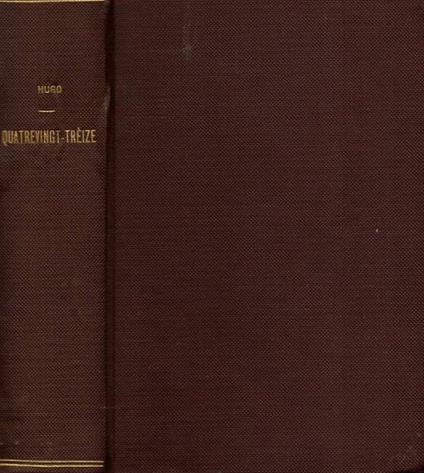 Quatrevingt - Treize - Victor Hugo - copertina