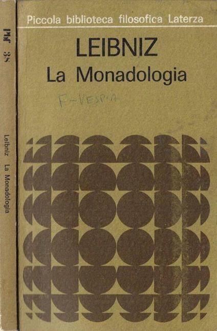La monadologia - Gottfried W. Leibniz - copertina