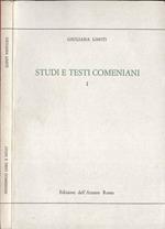 Studi e testi comeniani Vol. I