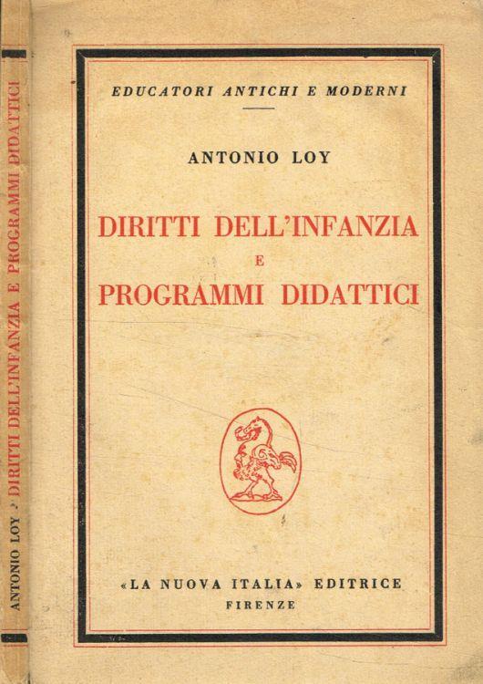 Diritti dell'infanzia e programmi didattici - Antonio Loy - copertina
