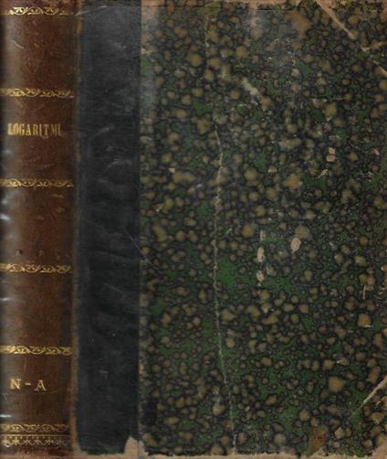 Tavole di logaritmi a sette decimali - Giovanni Luvini - copertina