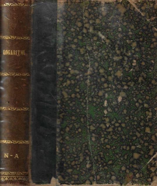 Tavole di logaritmi a sette decimali - Giovanni Luvini - copertina