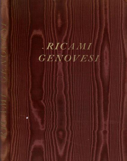 Ricami Genovesi - G. Morazzoni - copertina