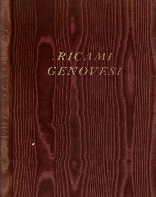 Ricami Genovesi - G. Morazzoni - copertina