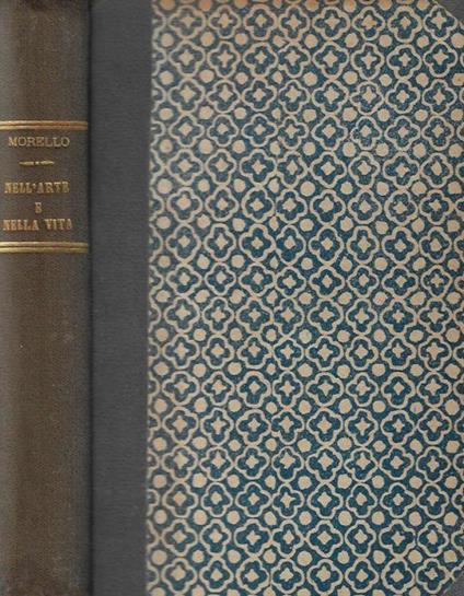 Nell'arte e nella vita - Vincenzo Morello - copertina