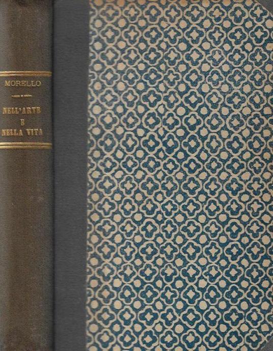 Nell'arte e nella vita - Vincenzo Morello - copertina