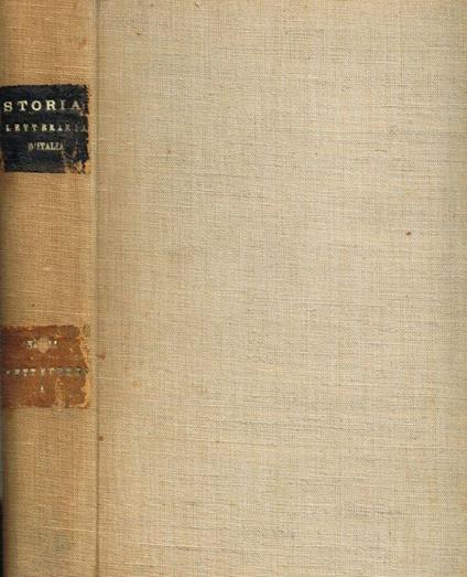 Il Settecento parte I - Giulio Natali - copertina