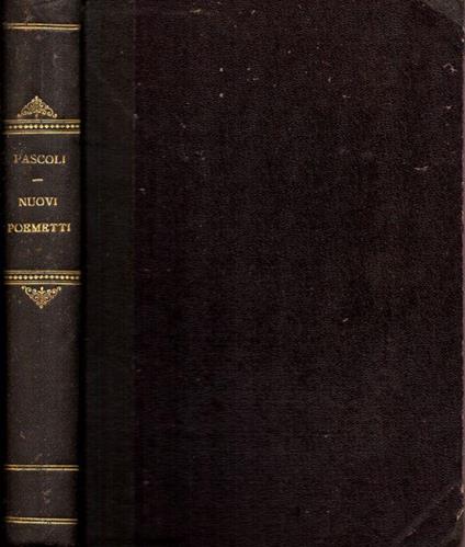 Nuovi poemetti - Giovanni Pascoli - copertina