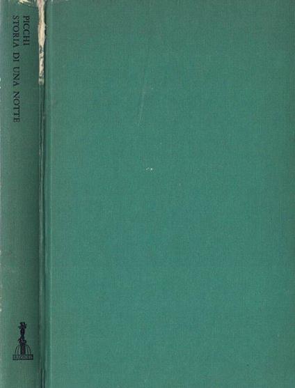 Storia di una notte - Mario Picchi - copertina