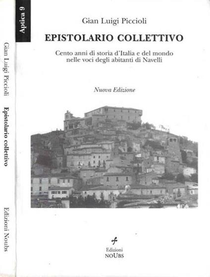 Epistolario collettivo - Gian Luigi Piccioli - copertina