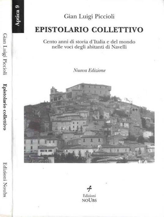Epistolario collettivo - Gian Luigi Piccioli - copertina